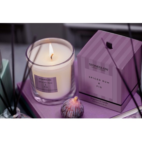 Stoneglow Modern Classics Spiced Rum & Fig Scented Candle