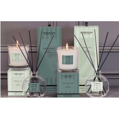 Stoneglow Eucalyptus & Cedar Scented Candle