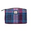 Harris Tweed Cosmetic Bag Pink Check