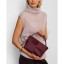Katie Loxton Taya Woven Suede Small Handle Bag - Cherry