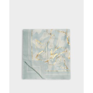 Katie Loxton Green Foil Mist Scarf