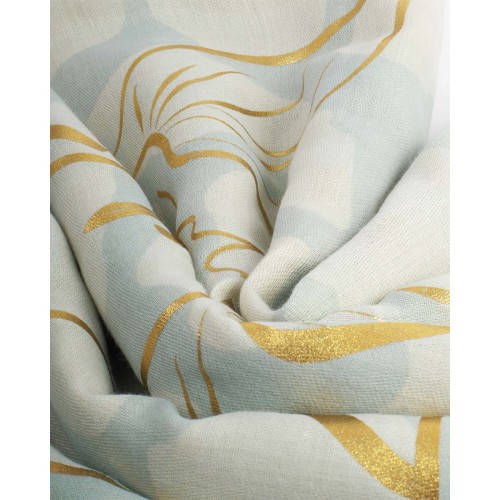 Katie Loxton Green Foil Mist Scarf