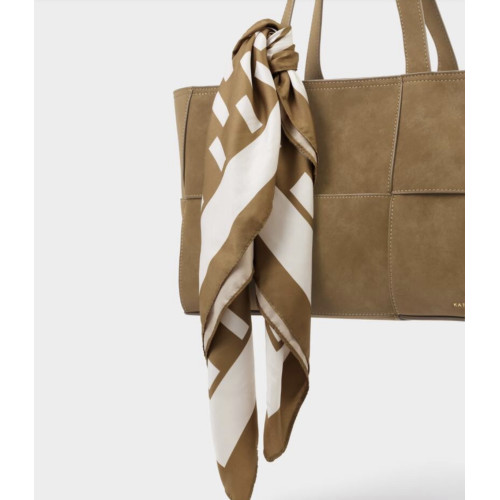Katie Loxton Caramel Satin Multiway Scarf