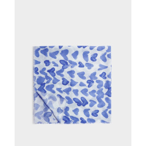 Katie Loxton White Abstract Heat Scarf