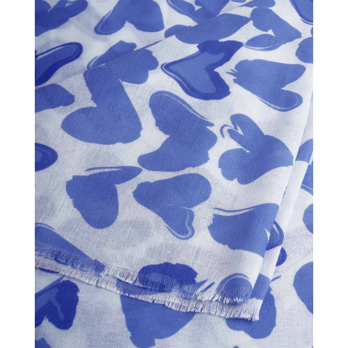 Katie Loxton White Abstract Heat Scarf