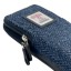 Blue Harris Tweed Double Glasses Case