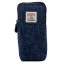 Blue Harris Tweed Double Glasses Case