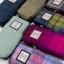 Blue Harris Tweed Double Glasses Case
