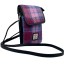 Pink & Purple Check Harris Tweed Small Crossbody Bag