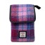 Pink & Purple Check Harris Tweed Small Crossbody Bag