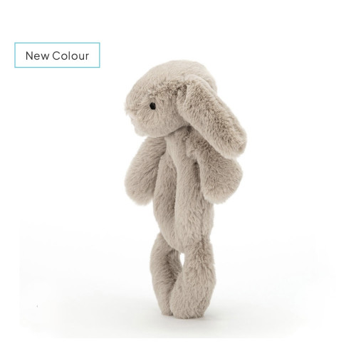 Jellycat Bashful Beige Bunny Ring Rattle Jellycat Bashful Beige Bunny Ring Rattle