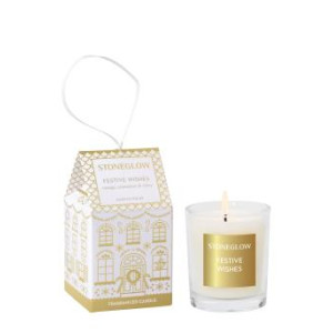 Stoneglow Festive Wishes Votive