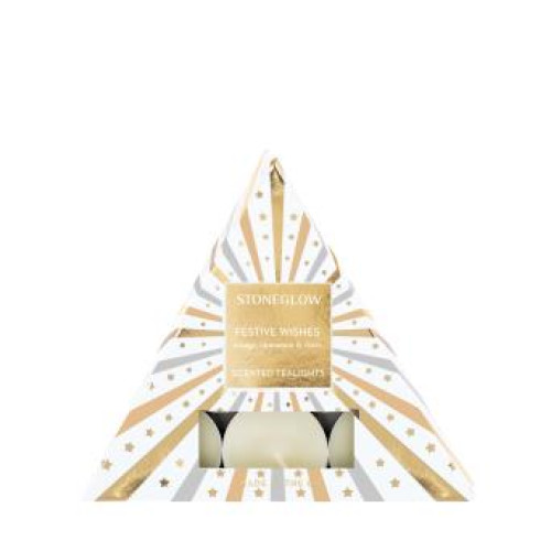 Stoneglow Festive Wishes Tealights Stoneglow Festive Wishes Tealights