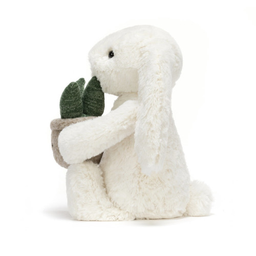 Jellycat Cream Bunny with Plant Jellycat Cream Bunny with Plant