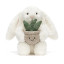 Jellycat Cream Bunny with Plant