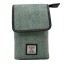 Turquoise Harris Tweed Small Crossbody Bag