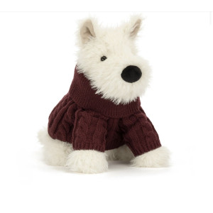 Jellycat Munro Scottie Dog Winter Jumper