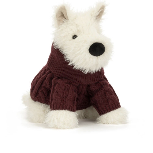 Jellycat Munro Scottie Dog Winter Jumper